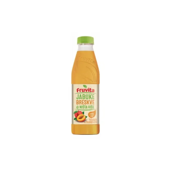 Negazirani sok FRUVITA breskva i jab. prem. 100% 0.75l
