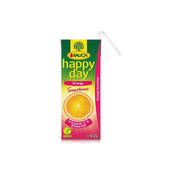 Negazirani sok HAPPY DAY Sunshine pomorandža 200ml