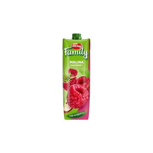 Negazirani sok NECTAR Family malina 1l