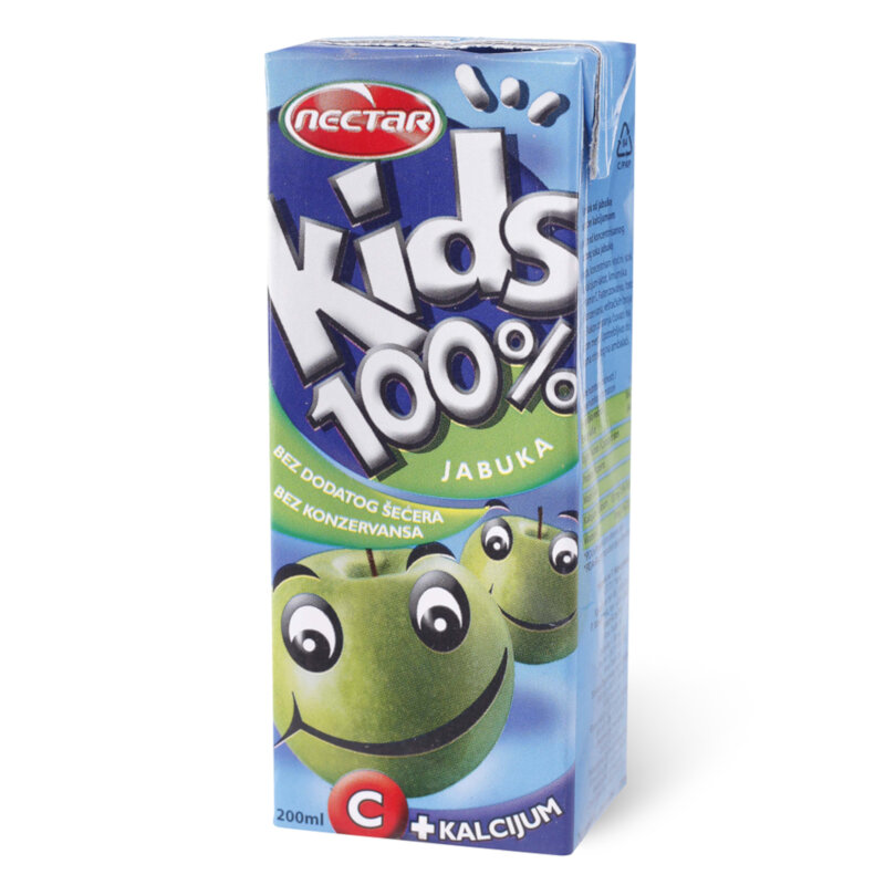 Negazirani sok NECTAR KIDS jabuka 100 0,2L