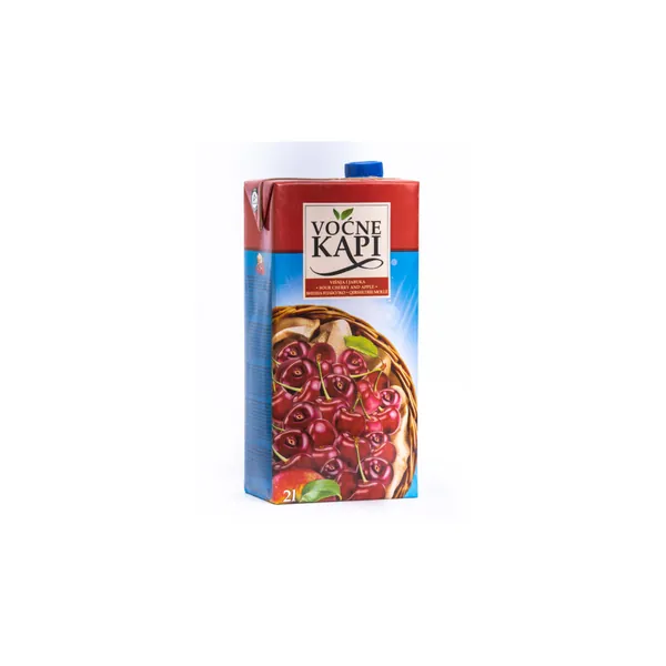 Negazirani sok NECTAR Voćne kapi višnja jabuka 2l