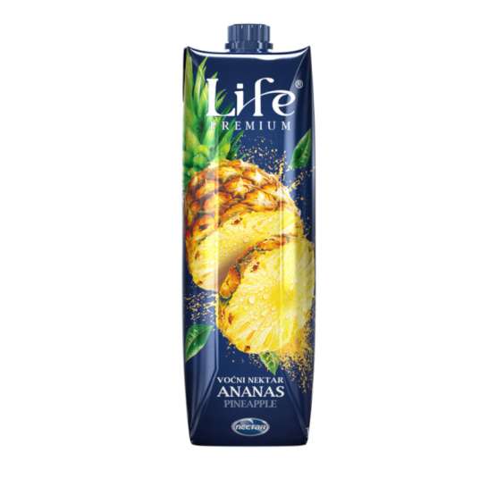 Negazirani sok NEKTAR LIFE ananas 70% 1L
