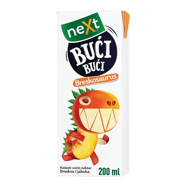 Negazirani sok NEXT BUCI BUCI breskva 0.2l