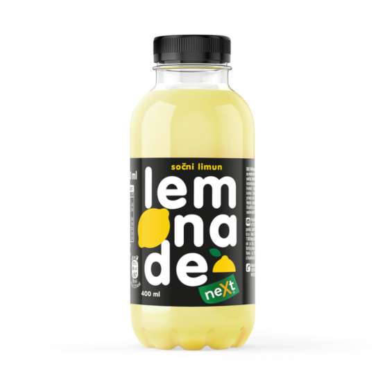 Negazirani sok NEXT Lemonades Basic Lemon 0.4 PET