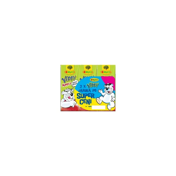 Negazirani sok RAUCH Yippy jabuka 3x200ml