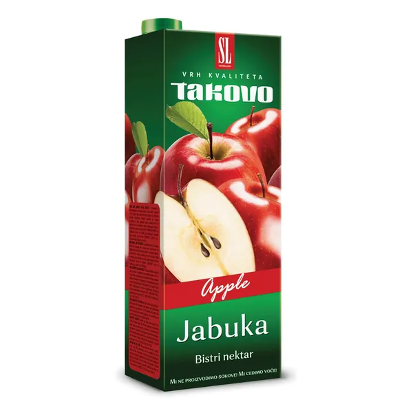 Negazirani sok TAKOVO bistra jabuka 1,5l