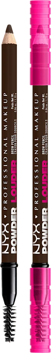 Olovka za obrve NYX PROFESSIONAL MAKEUP Powder Louder 08 deep brown