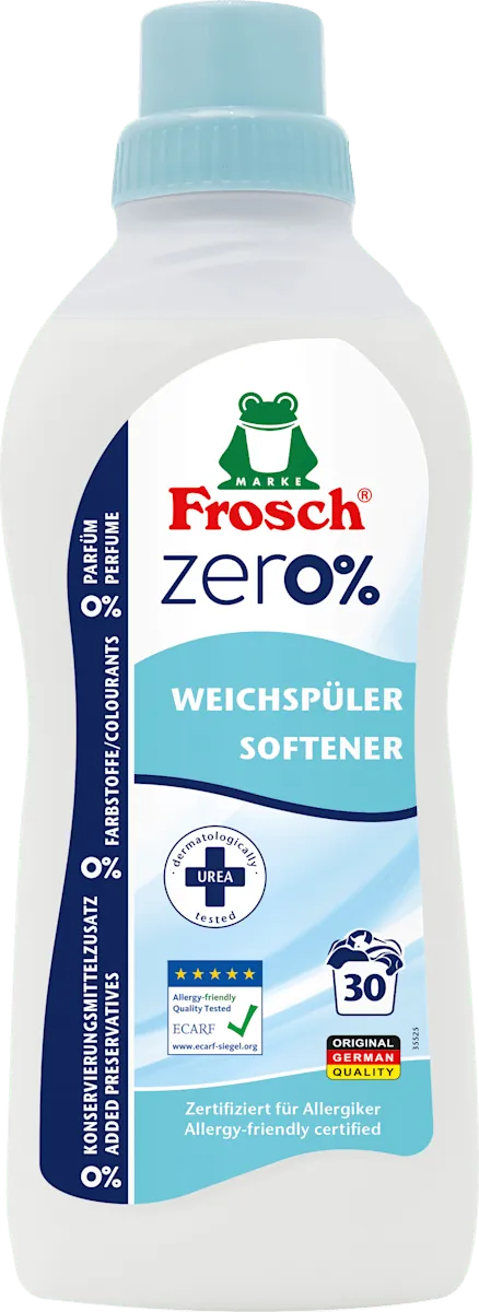 Omekšivač za veš FROSCH Zero sensitiv za veš 31 pranje (750ml)