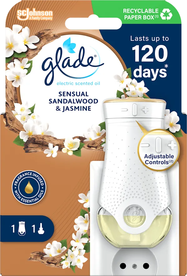 Osveživači prostora GLADE električna baza 20ml