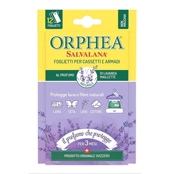 Osveživači prostora ORPHEA osveživač listići za fioke i ormare lavanda
