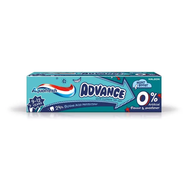 Pasta za zube AQUAFRESH Advance pasta za decu 9-12 godina 75ml