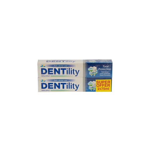 Pasta za zube DENTILITY total protection 2x75ml