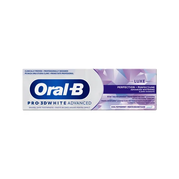 Pasta za zube ORAL B 3D white advanced luxe perfection 75ml