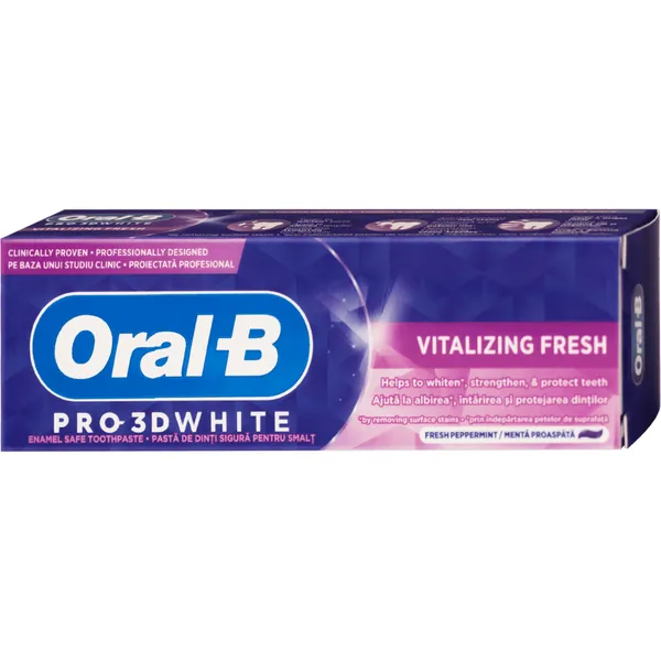 Pasta za zube ORAL B pro 3D white vitalizing fresh 75ml