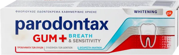 Pasta za zube PARODONTAX Gum+Sensitivity & Breath Whitening 75ml