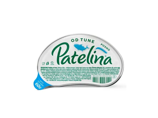 Pašteta od tunjevine PATELINA 60g