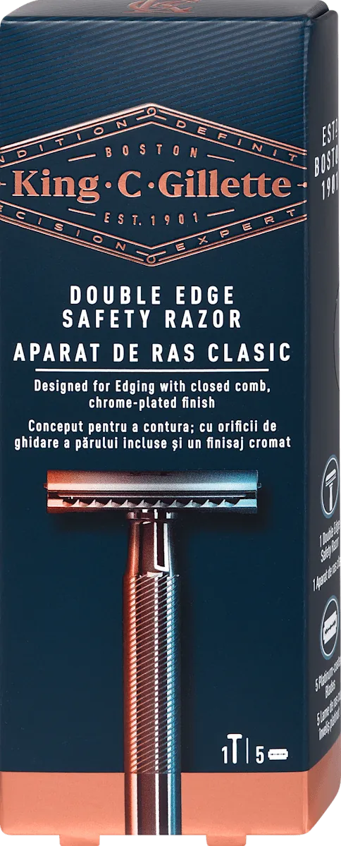 Patrone za brijač GILLETTE King C 1kom + 5 zamenskih oštrica jednokratni