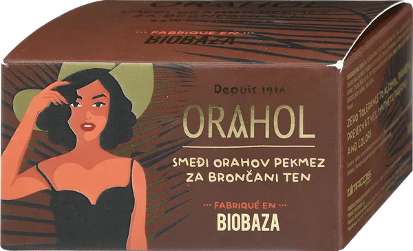 Pekmez za sunčanje BIOBAZA orahol smedji 140ml