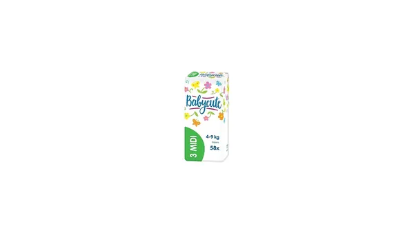 Pelene za bebe BABYCUTE Midi 3 58kom
