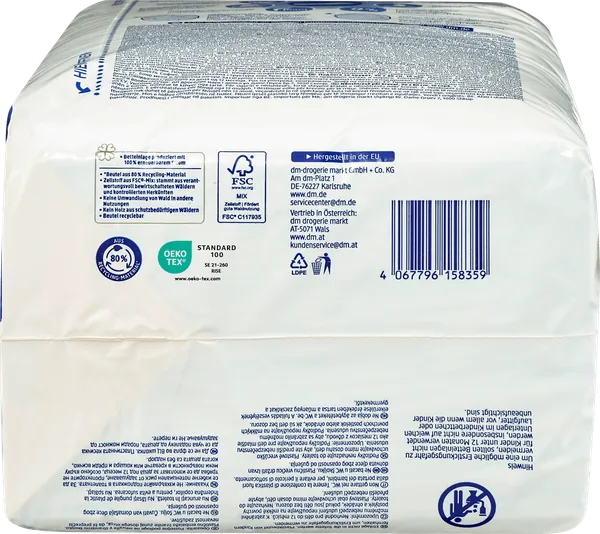 Pelene za bebe BABYLOVE podloga za krevet 90 x 80 cm 10kom