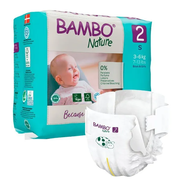 Pelene za bebe BAMBO Nature Eco 2 30kom