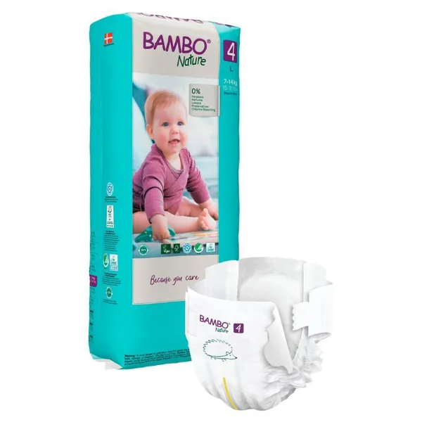 Pelene za bebe BAMBO Nature Eco 4 48kom