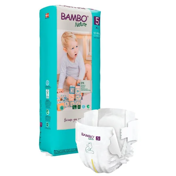 Pelene za bebe BAMBO Nature Eco 5 44kom