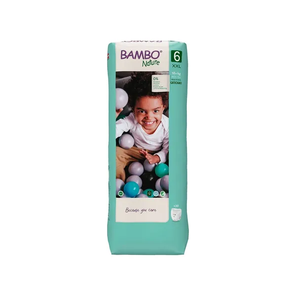 Pelene za bebe BAMBO nature pants 6 XXL 38kom