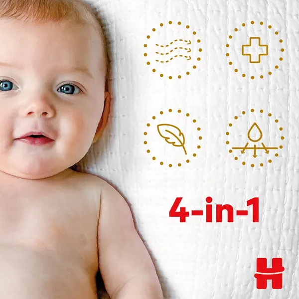 Pelene za bebe HUGGIES Extra Care pelene za bebe veličina 4, od 8-16kg, 33 kom