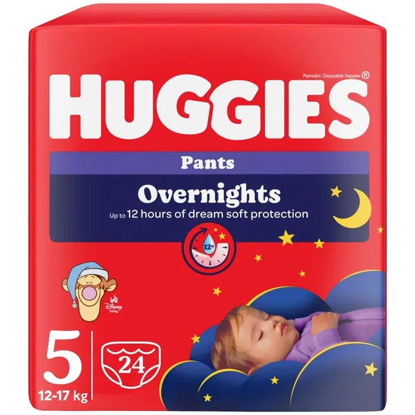 Pelene za bebe HUGGIES noćne pants Little Movers 5 24kom