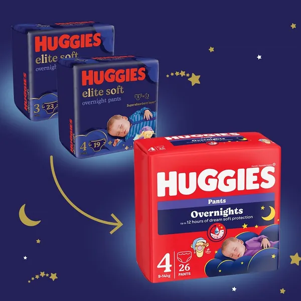 Pelene za bebe HUGGIES noćne pants Little Movers 6 22kom