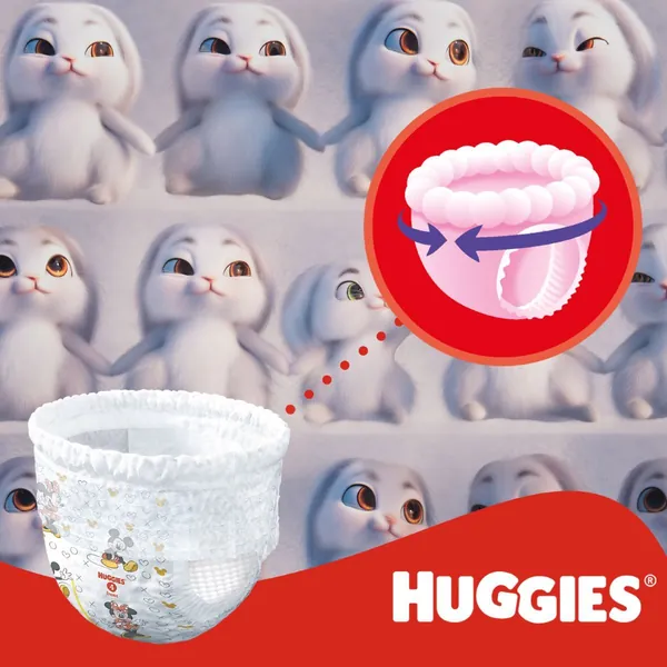 Pelene za bebe HUGGIES pants, dečje pelene gaćice veličina 6, 30 kom