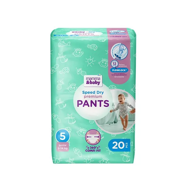 Pelene za bebe MAMMA&BABY pants 5 20kom