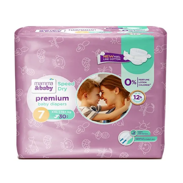 Pelene za bebe MAMMA&BABY Premium 7 XXL 30kom