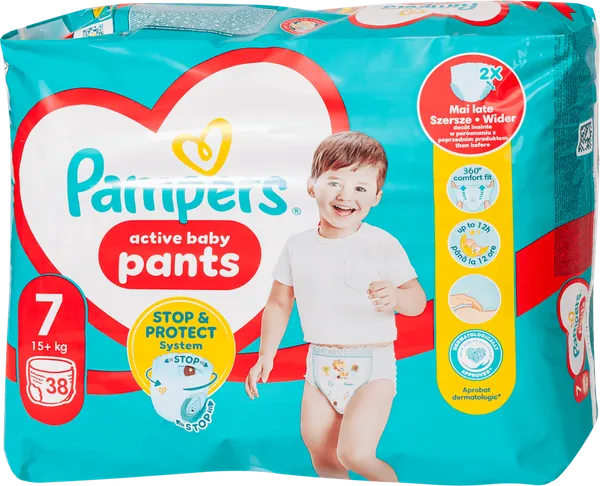 Pelene za bebe PAMPERS pants 7 38kom