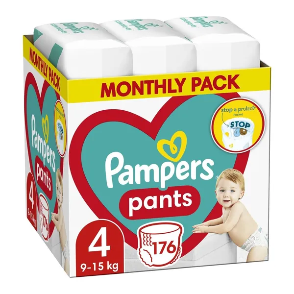 Pelene za bebe PAMPERS Pants monthly pack 4 176kom