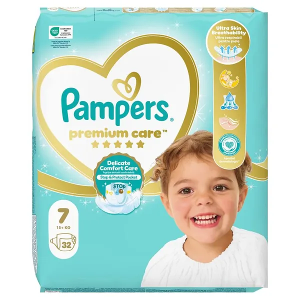 Pelene za bebe PAMPERS Premium care 7 32kom