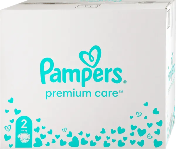 Pelene za bebe PAMPERS Premium Care MP 2 224kom