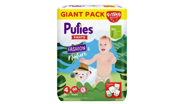 Pelene za bebe PUFIES pants 4 maxi 68kom