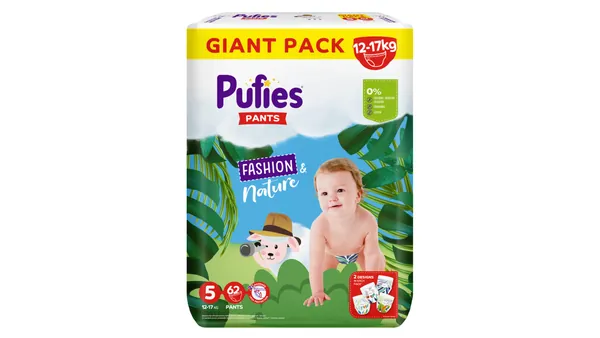 Pelene za bebe PUFIES pants 5 junior 62kom