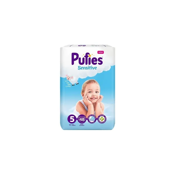 Pelene za bebe PUFIES sensitive 5 48kom