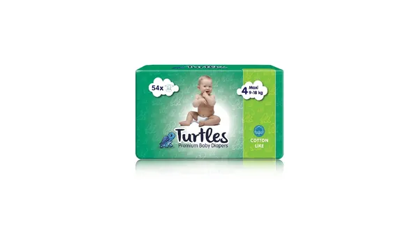 Pelene za bebe TURTLES 4 54kom