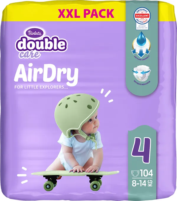 Pelene za bebe VIOLETA GIGA pack 4 104kom