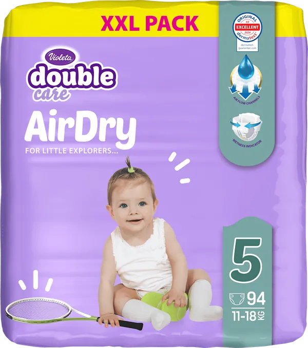 Pelene za bebe VIOLETA GIGA pack 5 94kom