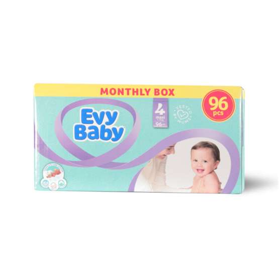 Pelene za decu EVYBABY Box4 maxi 8-18kg 96kom
