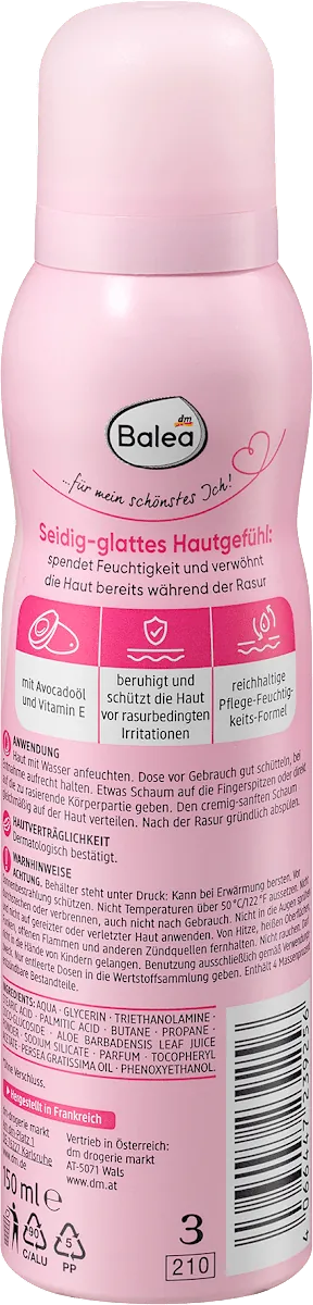Pena za brijanje BALEA 150ml