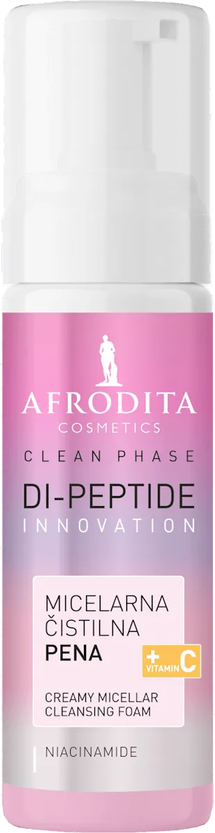 Pena za čišćenje lica AFRODITA Clean phase di-peptide micelarna 150ml