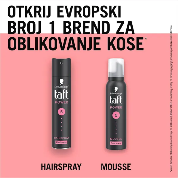 Pena za kosu TAFT Power Cashmere Touch 200ml