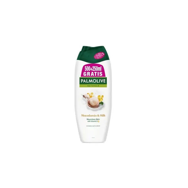 Pena za tuširanje PALMOLIVE macadamia&milk 500ml +250ml gratis