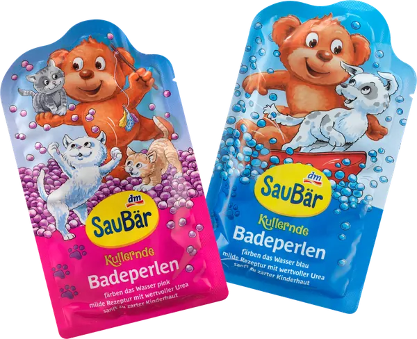 Perle za kupku SAUBAR roze i plave 60g